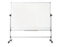 Bi-office Pizarra blanca de acero vitrificado volteable doble cara 120x150 cm