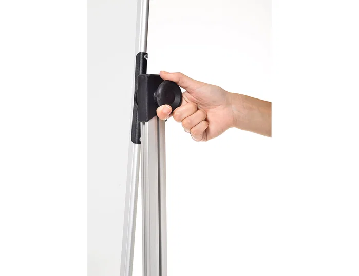 Bi-office Pizarra blanca de acero vitrificado volteable doble cara 120x150 cm