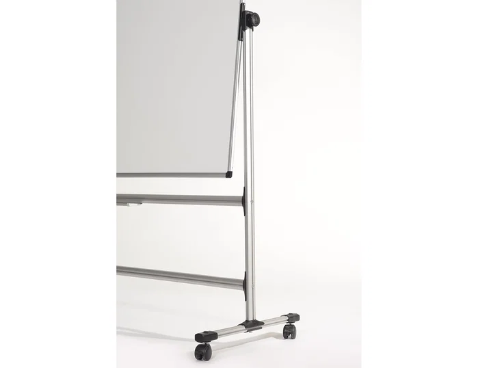 Bi-office Pizarra blanca de acero vitrificado volteable doble cara 120x150 cm