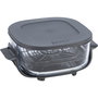 Ninja Crispi FN101EUSG Freidora de Aire con Recipientes de Vidrio, 1700 W, Salvia