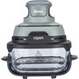 Ninja Crispi FN101EUSG Freidora de Aire con Recipientes de Vidrio, 1700 W, Salvia
