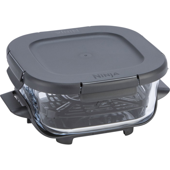 Ninja Crispi FN101EUSG Freidora de Aire con Recipientes de Vidrio, 1700 W, Salvia Ninja Crispi FN101EUSG Freidora de Aire con Recipientes de Vidrio, 1700 W, Salvia