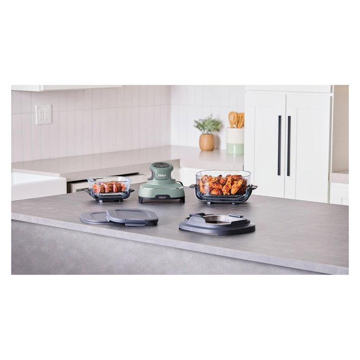 SharkNinja FN101EUSG Crispi Hot Air Fryer, Freidora de Aire, Negro y Verde SharkNinja FN101EUSG Crispi Hot Air Fryer, Freidora de Aire, Negro y Verde