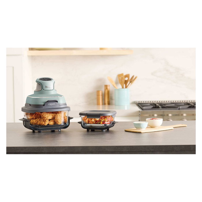 SharkNinja FN101EUSG Crispi Hot Air Fryer, Freidora de Aire, Negro y Verde SharkNinja FN101EUSG Crispi Hot Air Fryer, Freidora de Aire, Negro y Verde