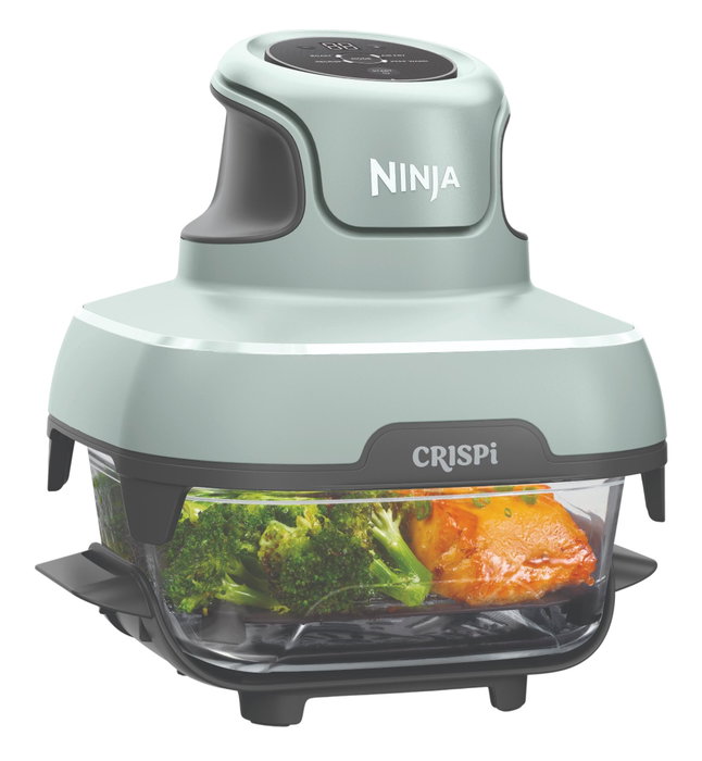 Ninja Crispi FN101EUSG Freidora de aire 4 en 1, Verde Salvia