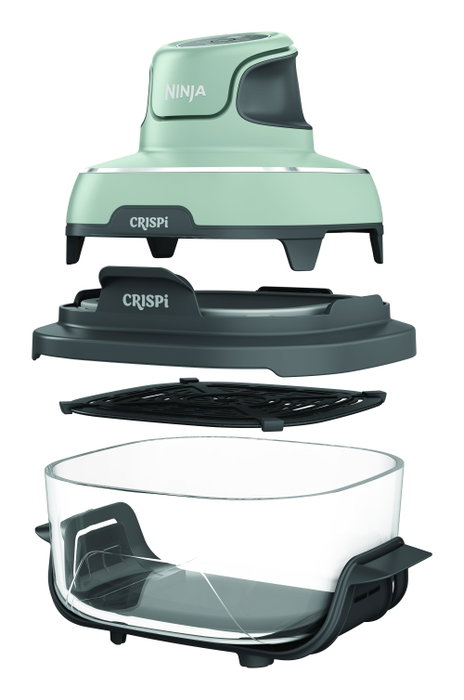 Ninja Crispi FN101EUSG Freidora de aire 4 en 1, Verde Salvia