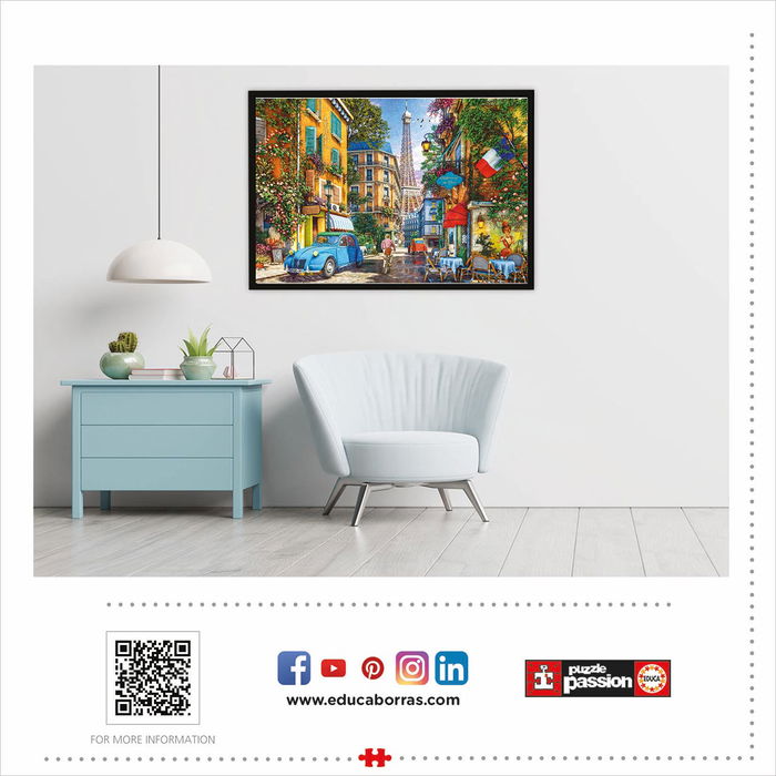 Educa Puzzle 4000 Piezas Calles De París 19284 Rompecabezas Adultos Colección Completa