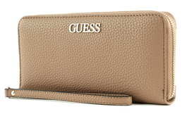 Alby, Cartera de tela, SLG Cremallera grande, Beige, Para mujeres