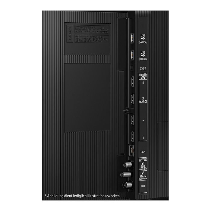 Samsung GQ85Q80DATXZG QLED 4K UHD Smart TV 85 Pulgadas (215,9 cm) con HDR10+, 100Hz, WLAN, Bluetooth y Altavoces - Titan Black