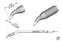 JBC TOOLS Pico cono acodado de 1mm