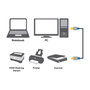 LogiLink Cable USB 2.0 USB-A/M a USB-B/M de 2 m, Aluminio