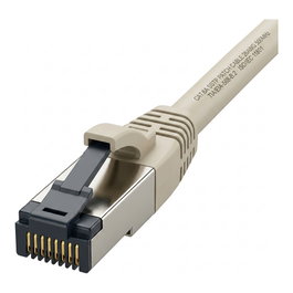 Synergy21 Patchkabel RJ45 CAT8.1 2000Mhz 1,0m gris S-STP S/FTP TPE LSZH SuperFlex AWG26
