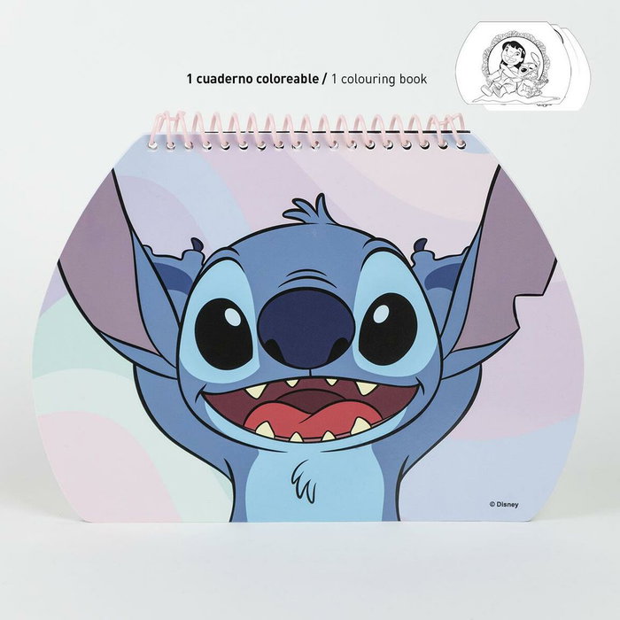 Set de Papelería Stitch Lila 11 Piezas Set de Papelería Stitch Lila 11 Piezas