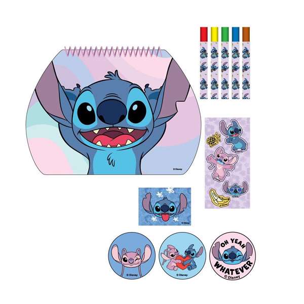 Cerdá Set Papelería Coloreable Maletín Stitch 23.0 x 20.0 x 4.0 cm Cerdá Set Papelería Coloreable Maletín Stitch 23.0 x 20.0 x 4.0 cm