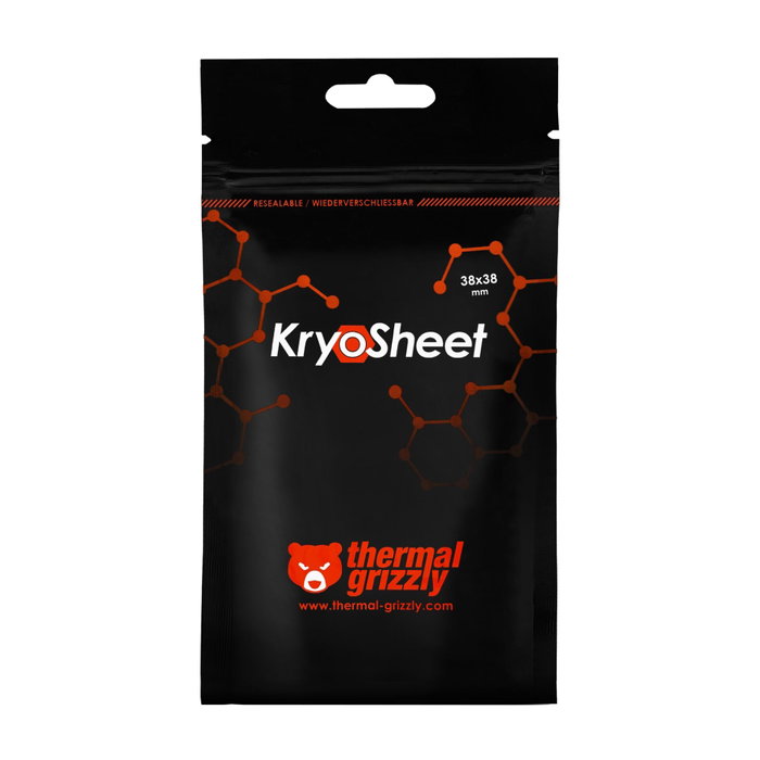Thermal Grizzly KryoSheet 38 x 38 mm Antracita