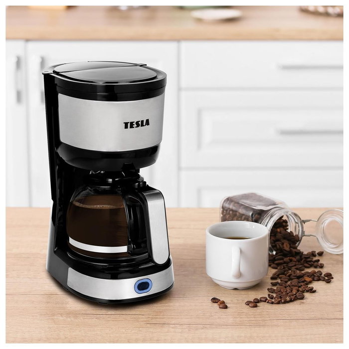 Tesla ES200 Cafetera de Goteo Plateada 0.63L 600W