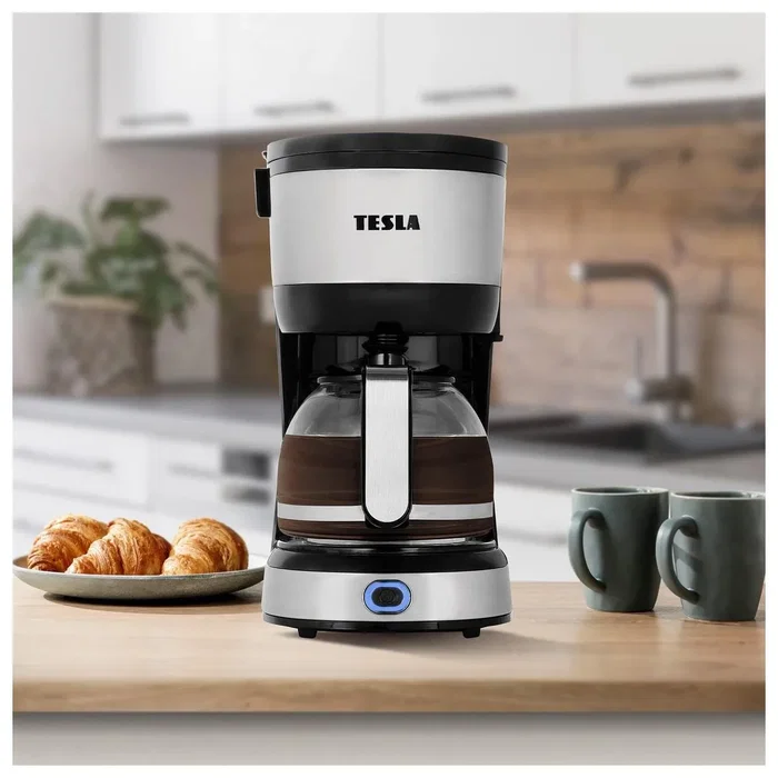 Tesla ES200 Cafetera de Goteo Plateada 0.63L 600W