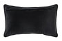 DKD Home Decor Cojín de Poliéster Negro con Bordado