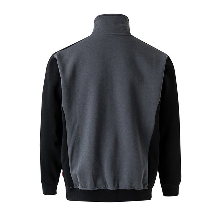 VELILLA Suéter Bicolor Gris Negro, Talla S, Suadera S-XL