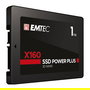 EMTEC X160 SSD Interno 2.5" SATA III 1TB, 520 MB/s Lectura, 500 MB/s Escritura, QLC 3D NAND, para PC y Ordenador Portátil