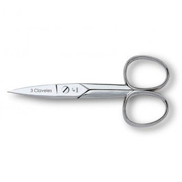 Tres Claveles Tijera de Uñas Recta 4 pulgadas