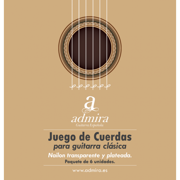 Juego de Cuerdas Admira para Guitarra Clásica Juego de Cuerdas Admira para Guitarra Clásica