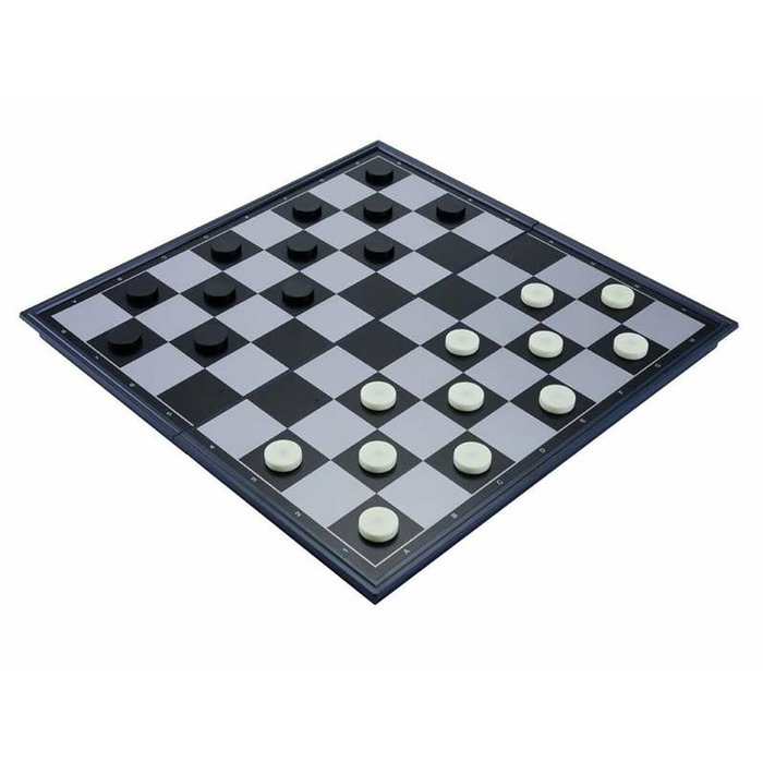 Cayro Juego Magnético 3 en 1: Ajedrez, Damas y Backgammon