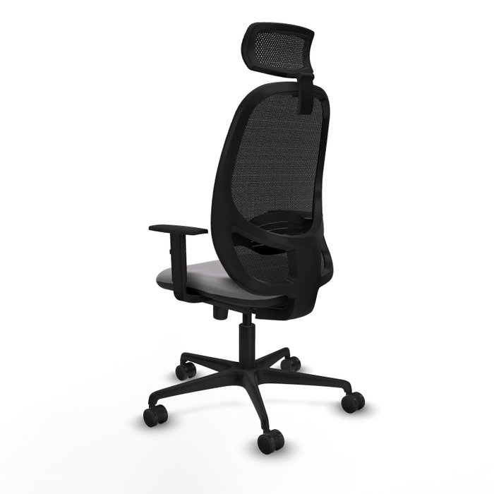 PIQUERAS Y CRESPO Silla de oficina Cilanco con mecanismo Sincro, Gris y Negro PIQUERAS Y CRESPO Silla de oficina Cilanco con mecanismo Sincro, Gris y Negro