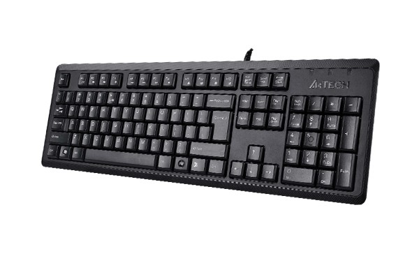 A4Tech KR-92 Teclado USB Clásico Ultra Plano, Layout Polaco, Resistente a Derrames A4Tech KR-92 Teclado USB Clásico Ultra Plano, Layout Polaco, Resistente a Derrames