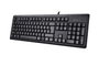 A4Tech KR-92 Teclado USB Clásico Ultra Plano, Layout Polaco, Resistente a Derrames