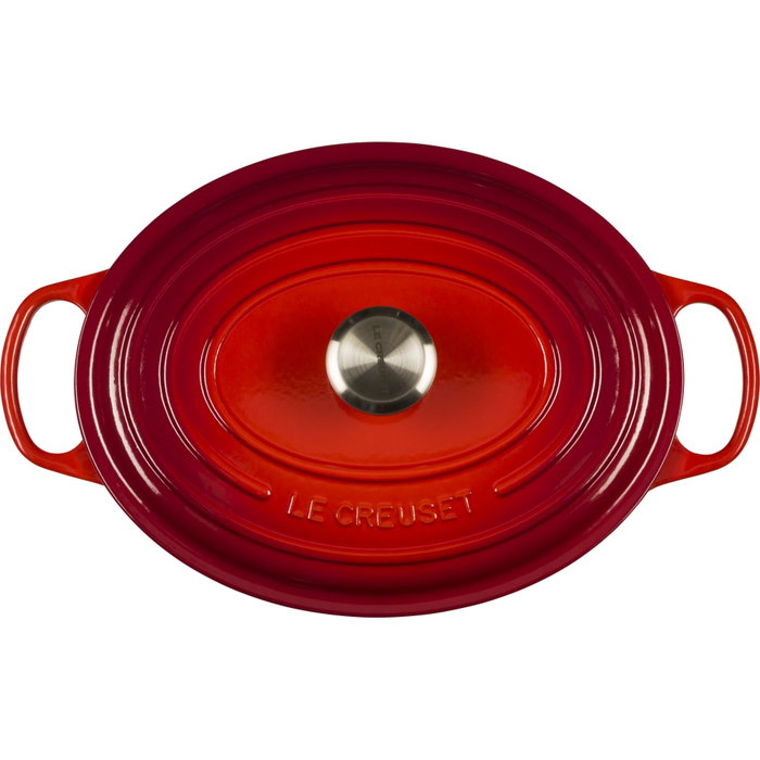 Le Creuset Signature Asador Ovalado 31 cm Rojo Cereza