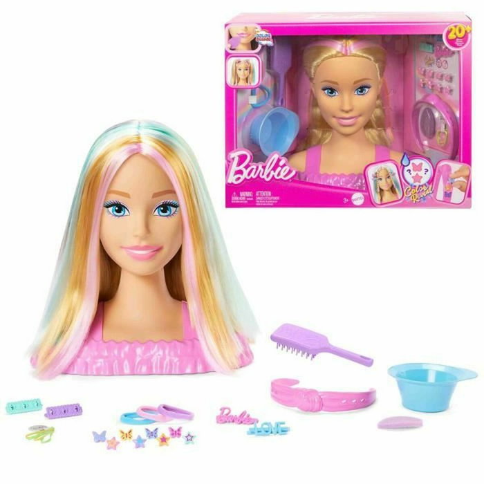 Mattel Barbie Busto Fashionista Rubia con accesorios Mattel Barbie Busto Fashionista Rubia con accesorios