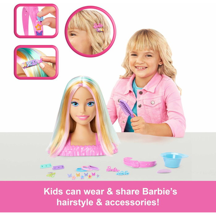 Mattel Barbie Busto Fashionista Rubia con accesorios Mattel Barbie Busto Fashionista Rubia con accesorios