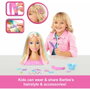 Mattel Barbie Busto Fashionista Rubia con accesorios