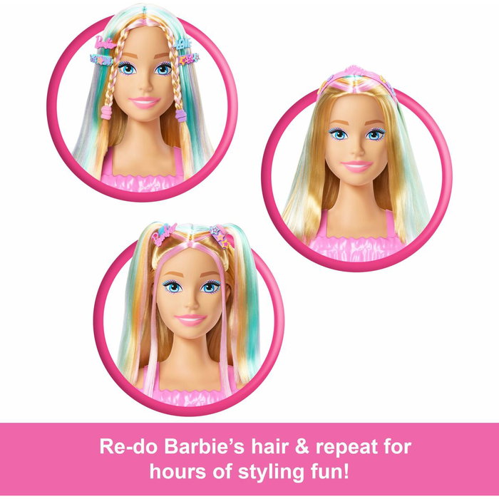 Mattel Barbie Busto Fashionista Rubia con accesorios Mattel Barbie Busto Fashionista Rubia con accesorios