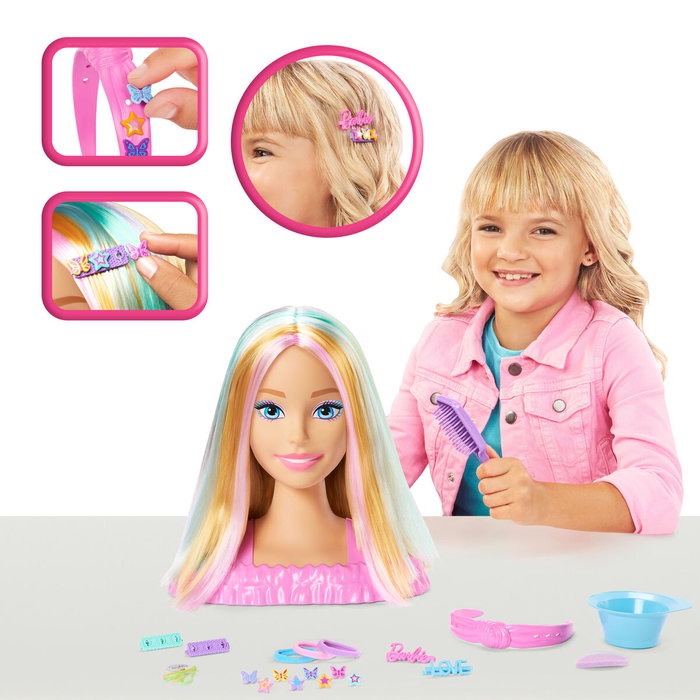 Mattel Barbie Busto Fashionista Rubia con accesorios Mattel Barbie Busto Fashionista Rubia con accesorios