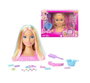 Mattel Barbie Busto Fashionista Rubia con más de 20 Accesorios