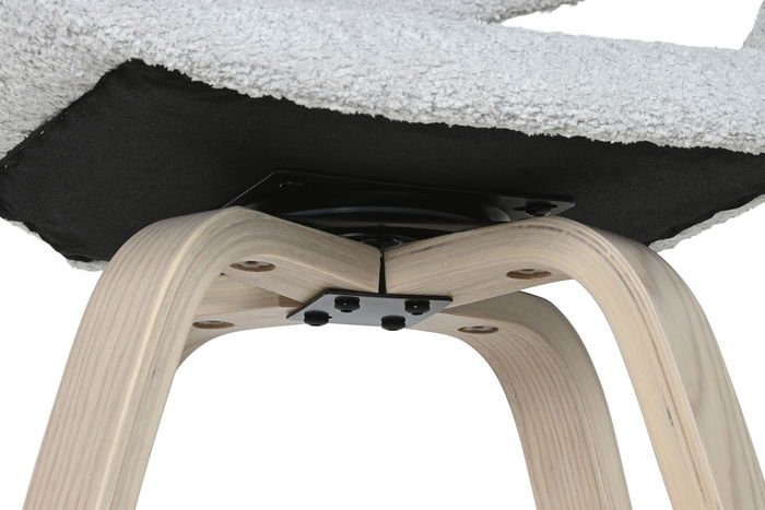 DKD Home Decor Taburete Gris 55.5 x 52.5 x 92.5 cm