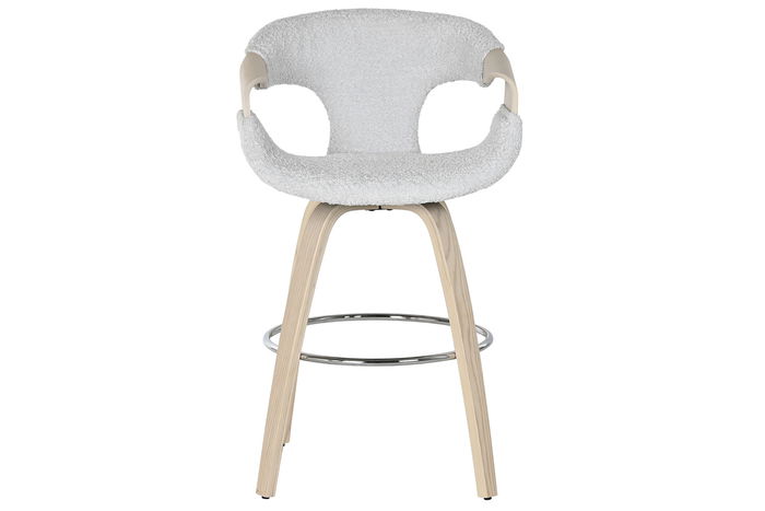 DKD Home Decor Taburete Gris 55.5 x 52.5 x 92.5 cm