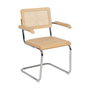 Silla Natural Madera-Ratán Salón 61,50 X 53 X 82,50 cm