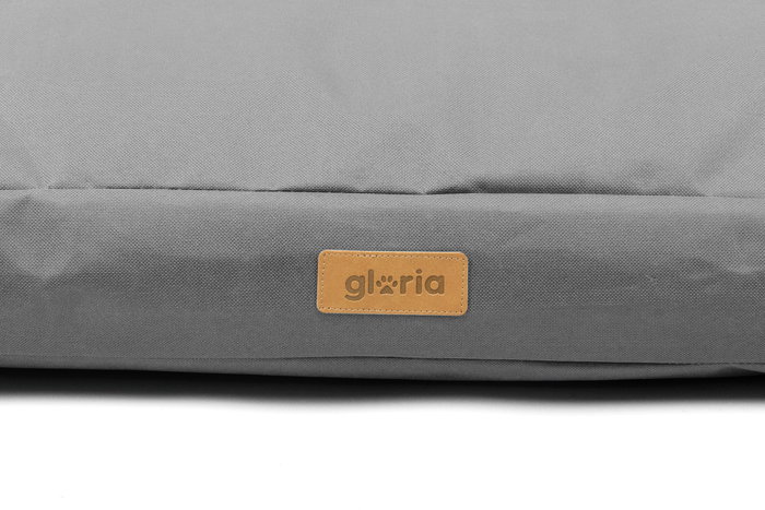 Gloria Colchón Conil Rectangular Gris 104x65 cm - Resistente al Agua, Desenfundable, Lavable, Relleno Silicona Reciclada