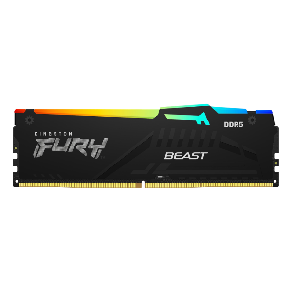 Kingston FURY Beast RGB 64 GB (2 x 32 GB) DDR5 6400 MT/s CL32 DIMM Kingston FURY Beast RGB 64 GB (2 x 32 GB) DDR5 6400 MT/s CL32 DIMM