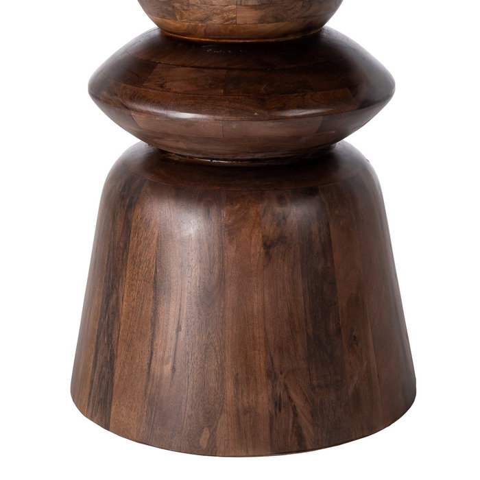 Mesa Comedor Mármol/Madera Salón 120 X 120 X 76 cm