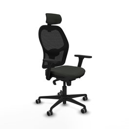 PIQUERAS Y CRESPO Silla de oficina Jorquera Negro
