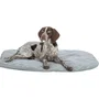 Trixie TRI1741675821990 Colchón para Mascotas Farello Felpa/Tela 60 x 50 cm Blanco/Gris