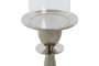 DKD Home Decor Portavelas de Aluminio y Cristal Cromado