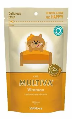 Vetnova Multiva Viramax 30 Chews L-Lisina 500 mg