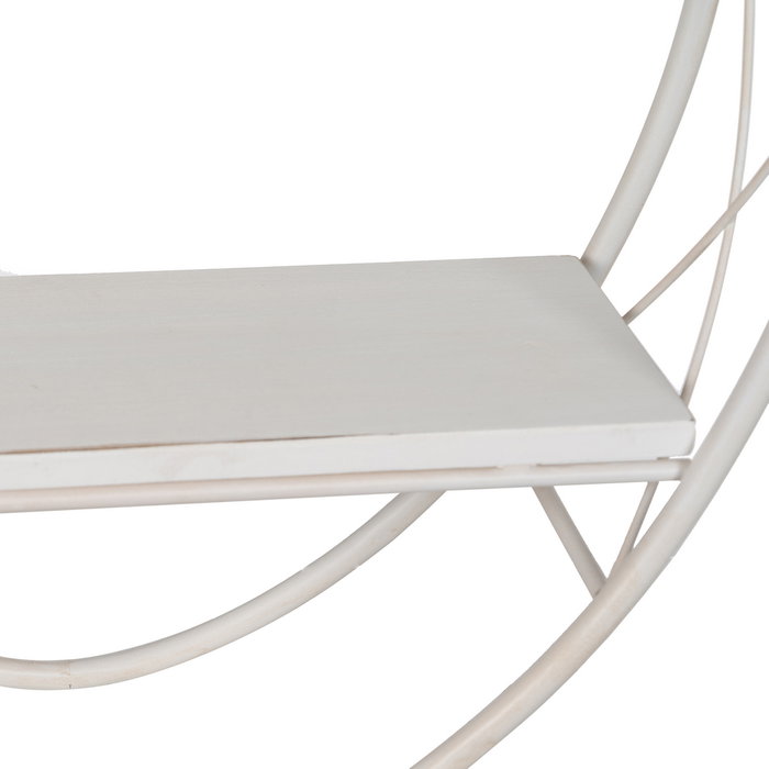 Estantería Blanco Metal Decoración 40 X 13,50 X 60 cm