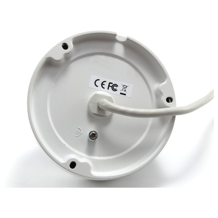 LevelOne FCS-3403 Cámara de Seguridad IP Dome 4MP H.265, Visión Nocturna 30m, Resistente IP67, PoE, 86° Ángulo de Visión, para Interior y Exterior, Blanca