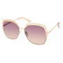 Guess GF0410-5932B Gafas de sol Doradas con Cristal Gris